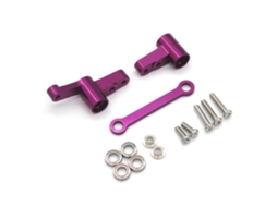 Modificação do Conjunto de Direção com Rolamentos, em Cor Azul, para os Automóveis Rc Mjx 14209 e 14210. MDUG