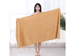 Toalhas De Banho Em Algodão 150x200cm Jumbo Extra Grandes macias, Absorventes, Espessas, Qualidade De Hotel De Luxo Castanho Hexinyigjly