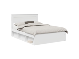 Estrutura da Cama com Cabeceira Branco 160 X 200 Cm MAISON EXCLUSIVE