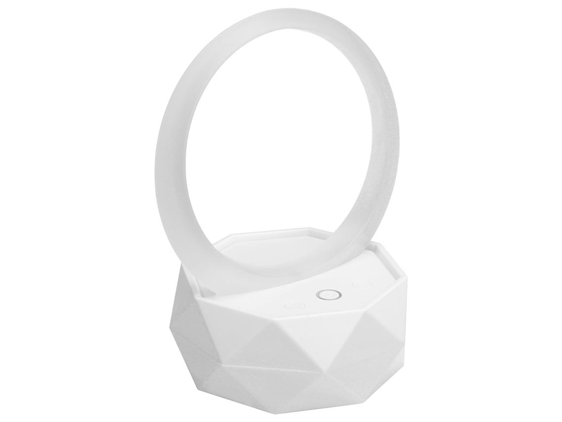 Mali caixa de Som Bluetooth Mini Ly y1 com Luz de Noite Colorida Acessório de Áudio Ornament Desktop Branco