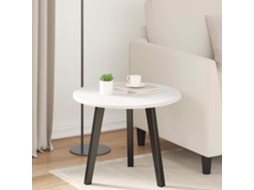 Vidaxl Tampo De Mesa Ø 50 X 1,5 Cm Redondo Derivados De Madeira Branco