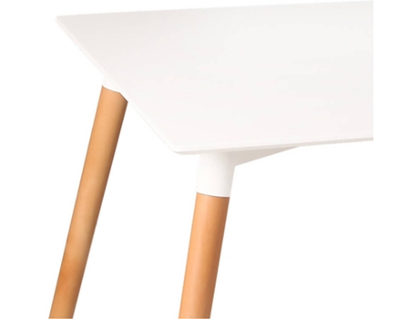 Mesa de Refeição VMO HOME Beech (MDF - Branco)