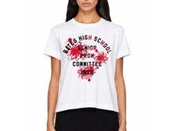 Rockinstone Carrie Movie Bates Hs Prom '76 White Adult T-shirt Size:m