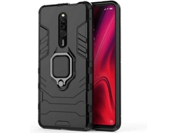 Capa Xiaomi Redmi 8 Militar Ring Anti-Impacto Preto