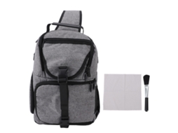 Mochila Profissional Para Câmera Eva Impermeável Multifuncional Para Viagem Cinza