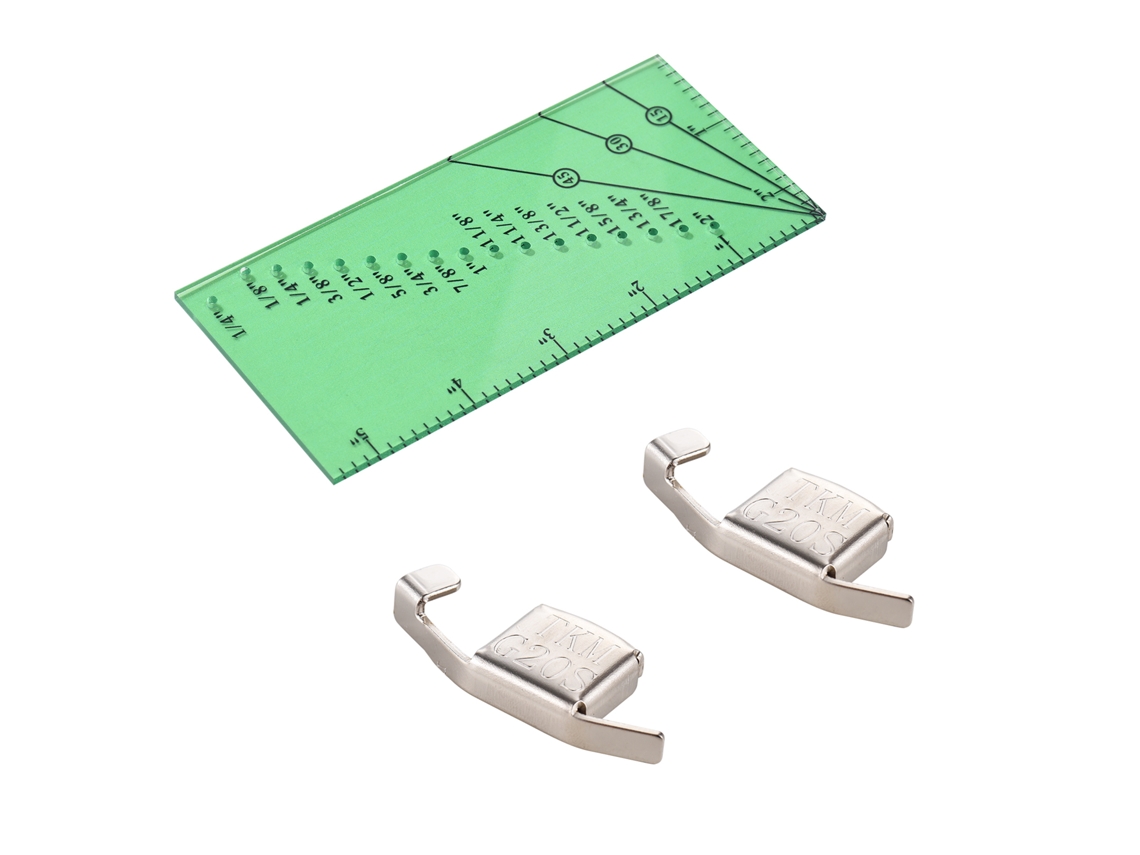 Régua De Folga De Costura E 2 Guias Magnéticos Para Máquina De Coser 1/8 A 2 Polegadas