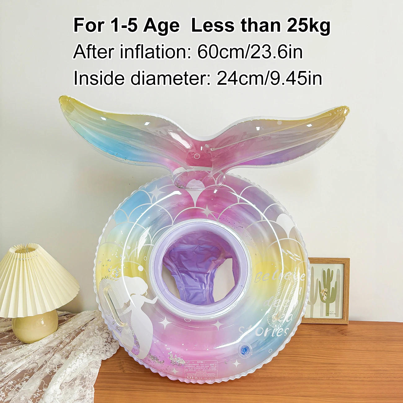 (colorido) 1 Boia De Bolso Sereia Nova Para Natação, Ideal Para Usar Sob O Braço