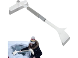 Raspador extensível de neve e vassoura para carros