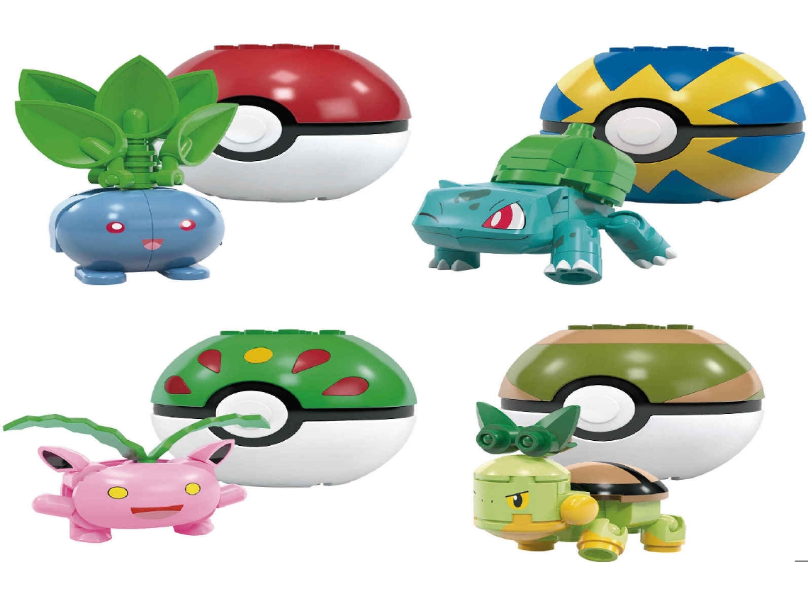 Mega POKÉMON - Equipa de Relva vários modelos POKÉMON (Idade Mínima Recomendada: ‍6 Anos)