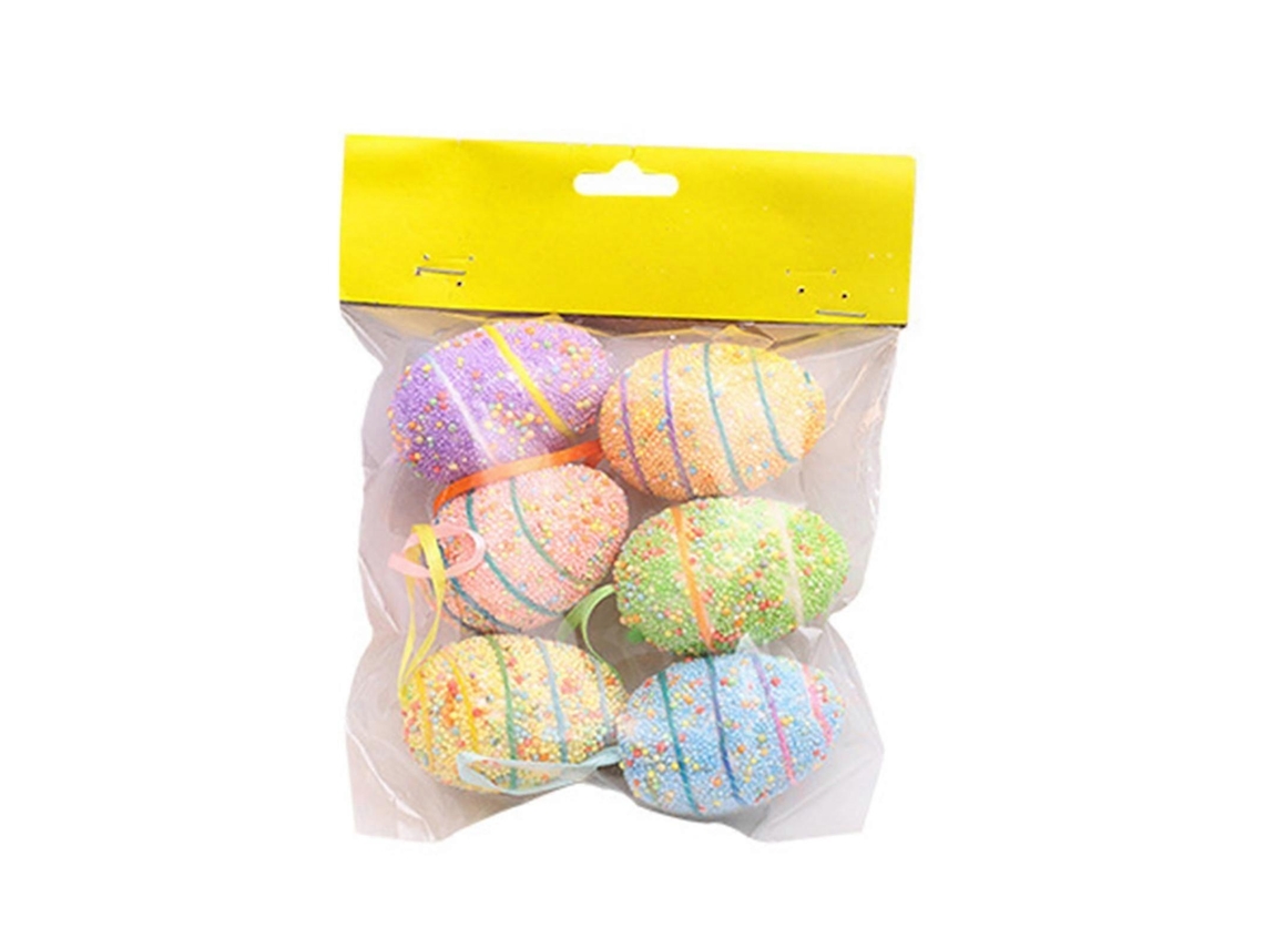 Lurelia Pack De 6 Peças De Espuma, Tons Multicolor, 17 X 13 Cm Para Páscoa E Artesanato
