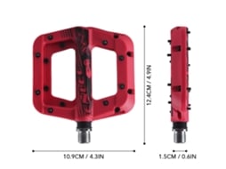 Pedais De Bicicleta Mtb Antiderrapantes Leve Fibra De Nylon Plataforma 9/16 Polegadas