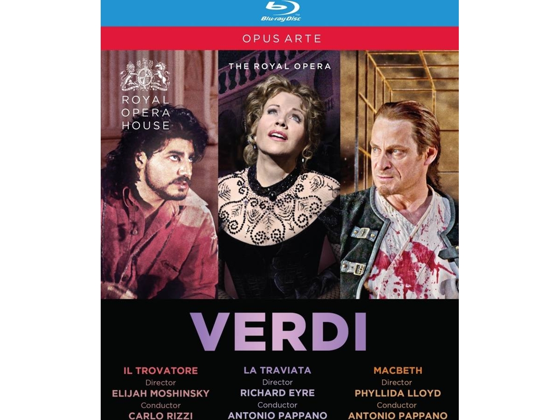 Blu-ray Video Il Trovatore/La Traviata/Macbeth (3CDs)