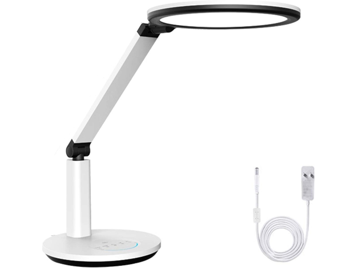 Luminária De Mesa Led 18w Com 4 Modos Cor, Controle De Intensidade Ajustável Por Toque, Luminária De Mesa Alta