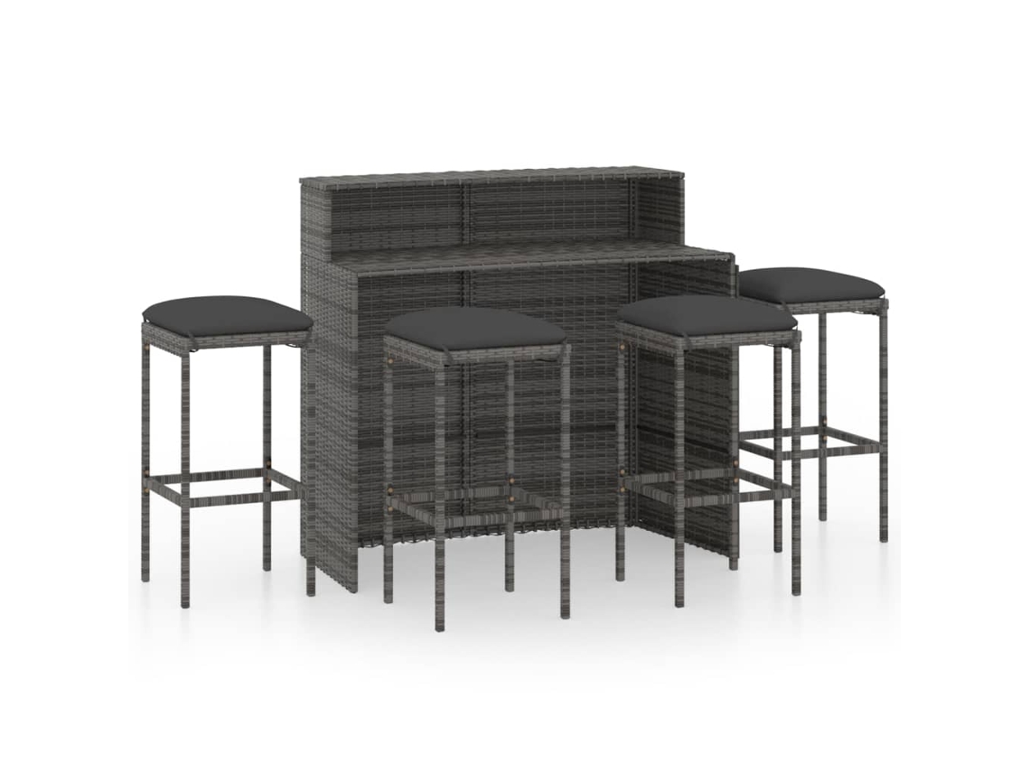 Garden Bar Set, Garden Bar Sets Vidaxl Cinzeto Rattan / Vime (n/a)