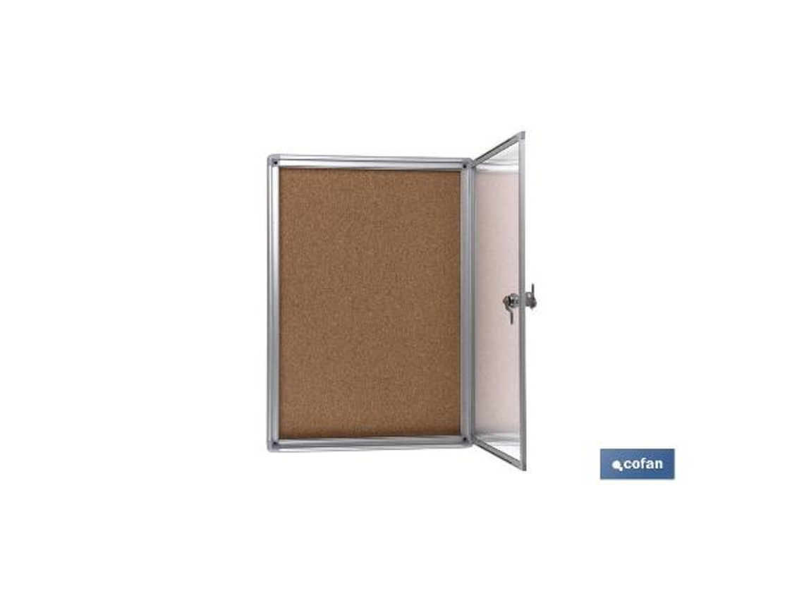 Vitrina corcho cierre(500x700mm)