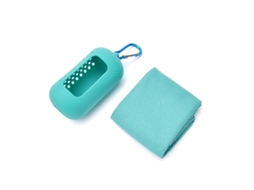 Lurelia Toalha Refrescante Portátil De Microfibra Com Capa De Silicone, Respirável