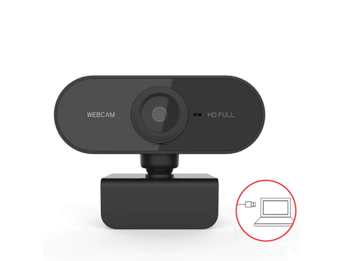 Webcam Para Computador Full Hd Com Microfone Brilvibera