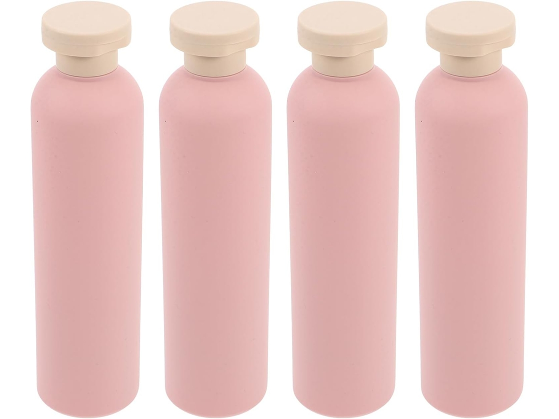Conjunto De 4 Frascos De Vidro Recarregáveis, Leves E Versáteis