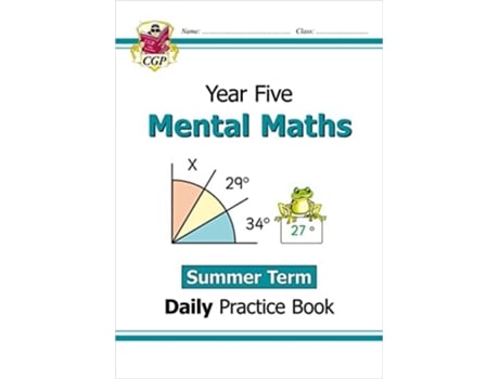 Livro KS2 Mental Maths Year 5 Daily Practice Book Summer Term de CGP Books (Inglês)