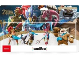 Pack Figuras Amiibo Daruk+Mipha+Revali+Urbosa