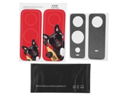 Sunnylife Sports Camera Pvc Stickers Protective Film Waterproof For Insta360 One X2 Camera LAXISCREED (dog Black )