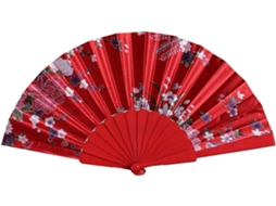 Leque dobrável retrô estampado estilo chinês para dança e casamento, leque de mão dobrável com renda.