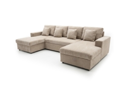 Sofá-cama De Casal Castle Chaise Longue 330cm, Bege