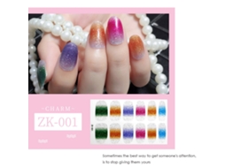 20 Folhas De Adesivos Para Unhas Com Padrão Gradiente E Leopardo - Decalques De Arte Para Unhas