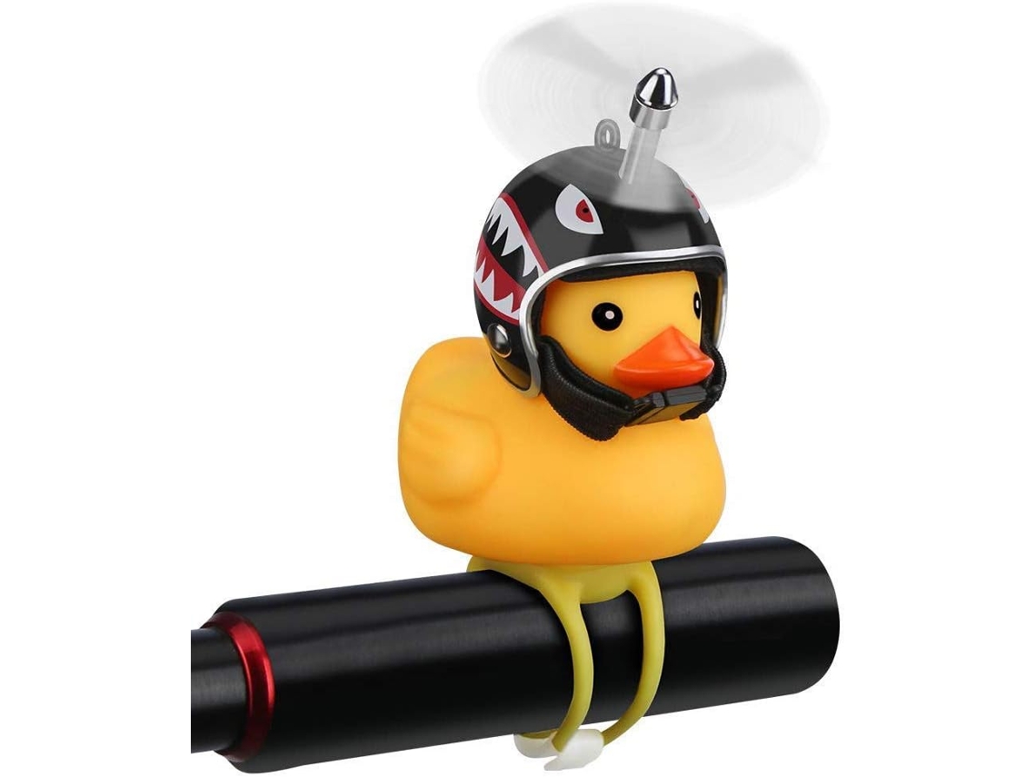 Campainha AQUAFORGE formato pato segurança para guidão, Mtb, estrada, scooter e adulto