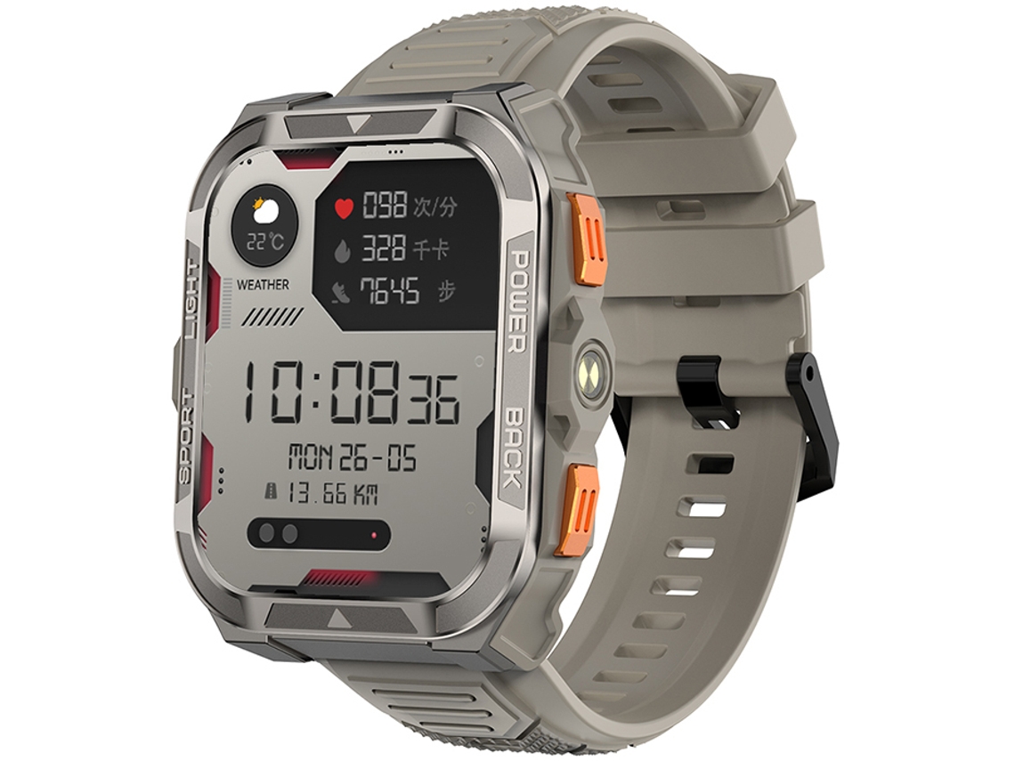 Smartwatch Blackview W80 Pro Relógios Robustos Cáqui