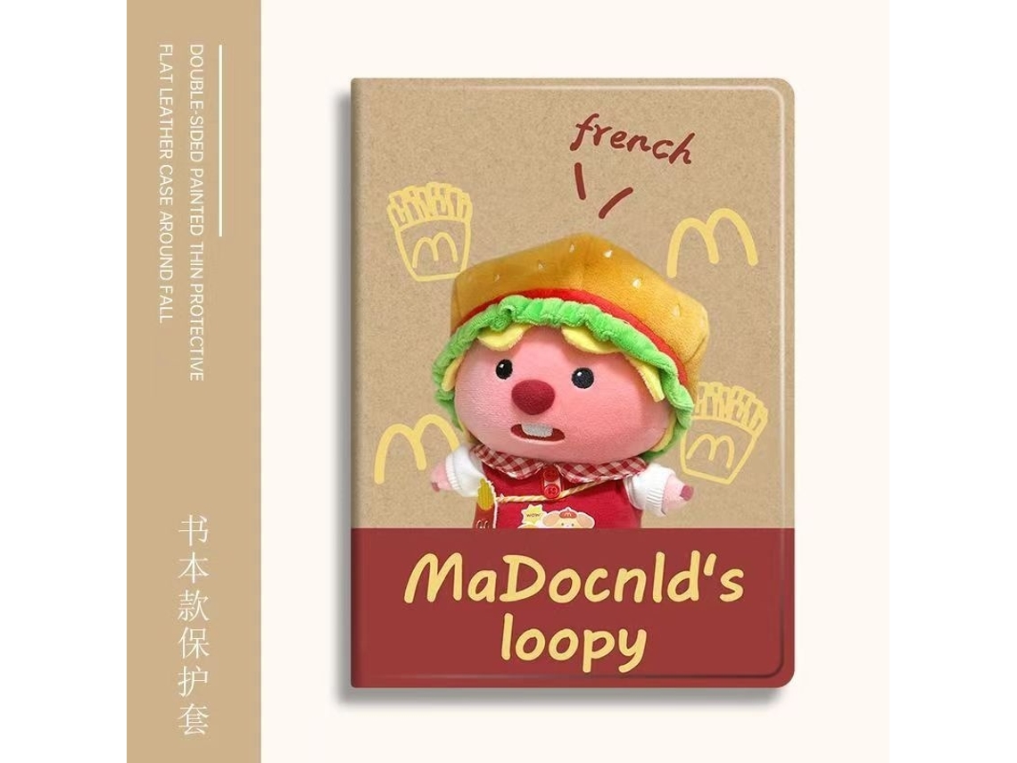 Lurelia Capa Para Ipad Pro 9,7 Estilo Livro Ruby Fries Em Silicone