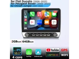 Rádio Android Junsun V9 Para Citroën Jumper Peugeot Boxer Fiat Ducato 2006 202310.1 Hd 64gb Android Auto