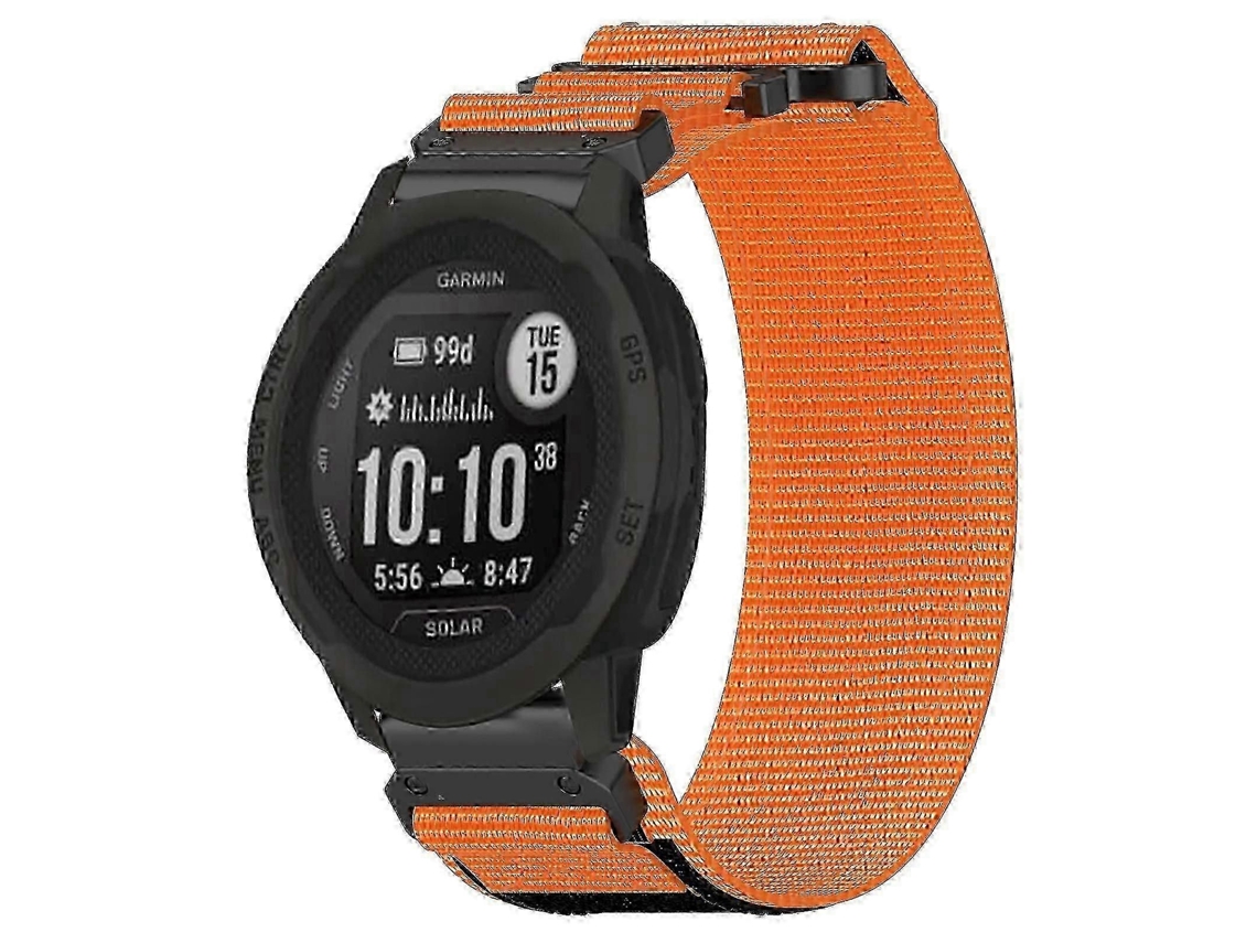 Pulseira De Nylon De 20 Mm Compatível Com O Smartwatch Garmin Instinct 2s.