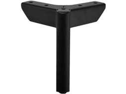 Pies De Mueble De Hierro Forjado 4 Piezas Pies De Sofá Cama Armario Altura 12 Cm Negro Mate Resistente Y Duradero