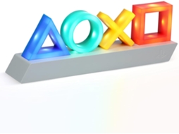 Luminária De Mesa Com Ícones Clássicos Do Playstation, Ideal Para Salas De Jogos, Com 3 Modos De Iluminação Dinâmicos E Alimentação Usb Ou Elétrica