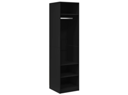 Roupeiro 50x50x200 Cm Derivados da Madeira Preto MAISON EXCLUSIVE