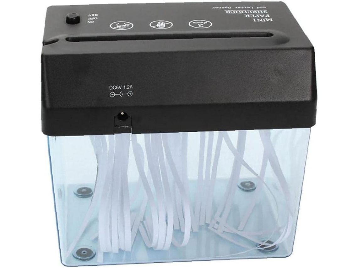 Automático A6 Déchiqueteuse, Mini Document Papier Ponceuses De Coupe Droite Para Office Scolaire