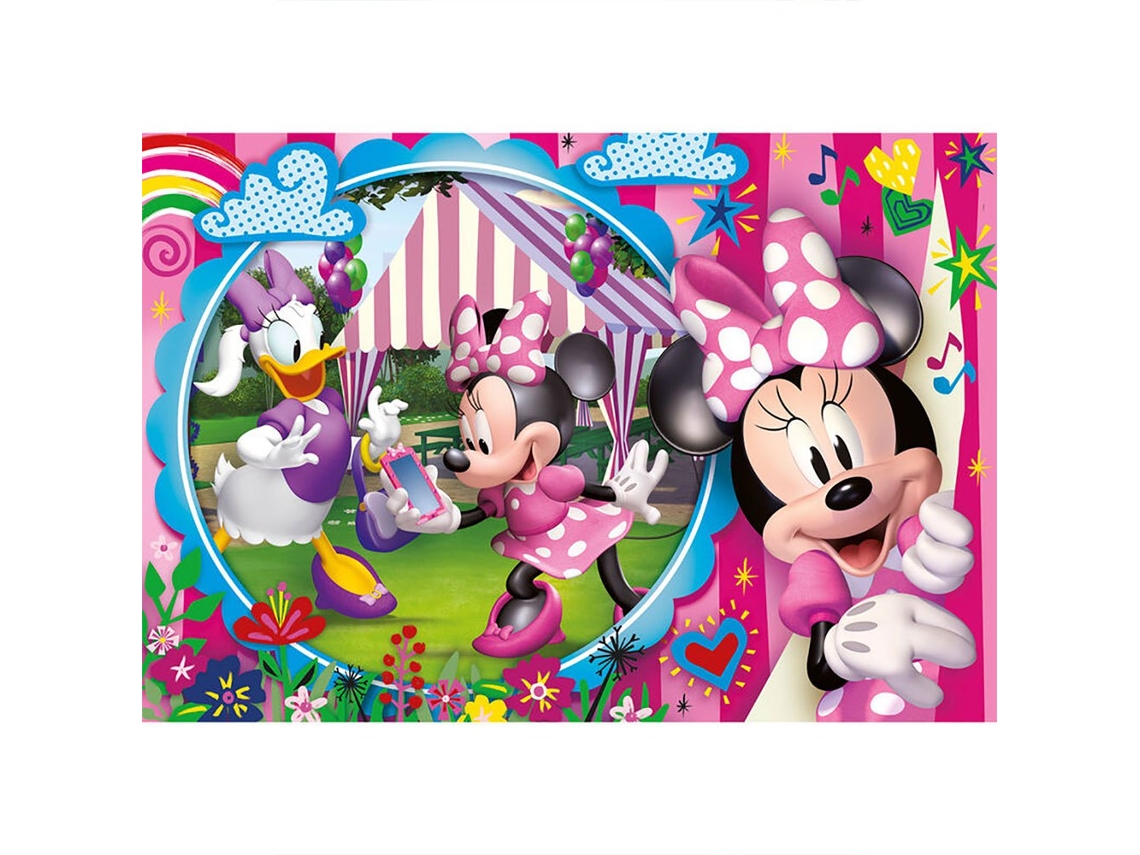 Puzzle 2D CLEMENTONI Quebra-cabeça minnie floor happy helpers disney