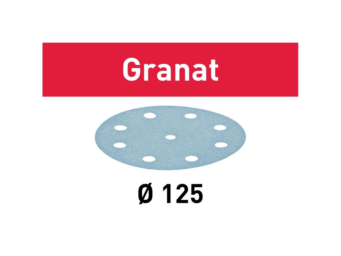 Discos de Lixa Stf D125/8 Gr/50 Granat P40