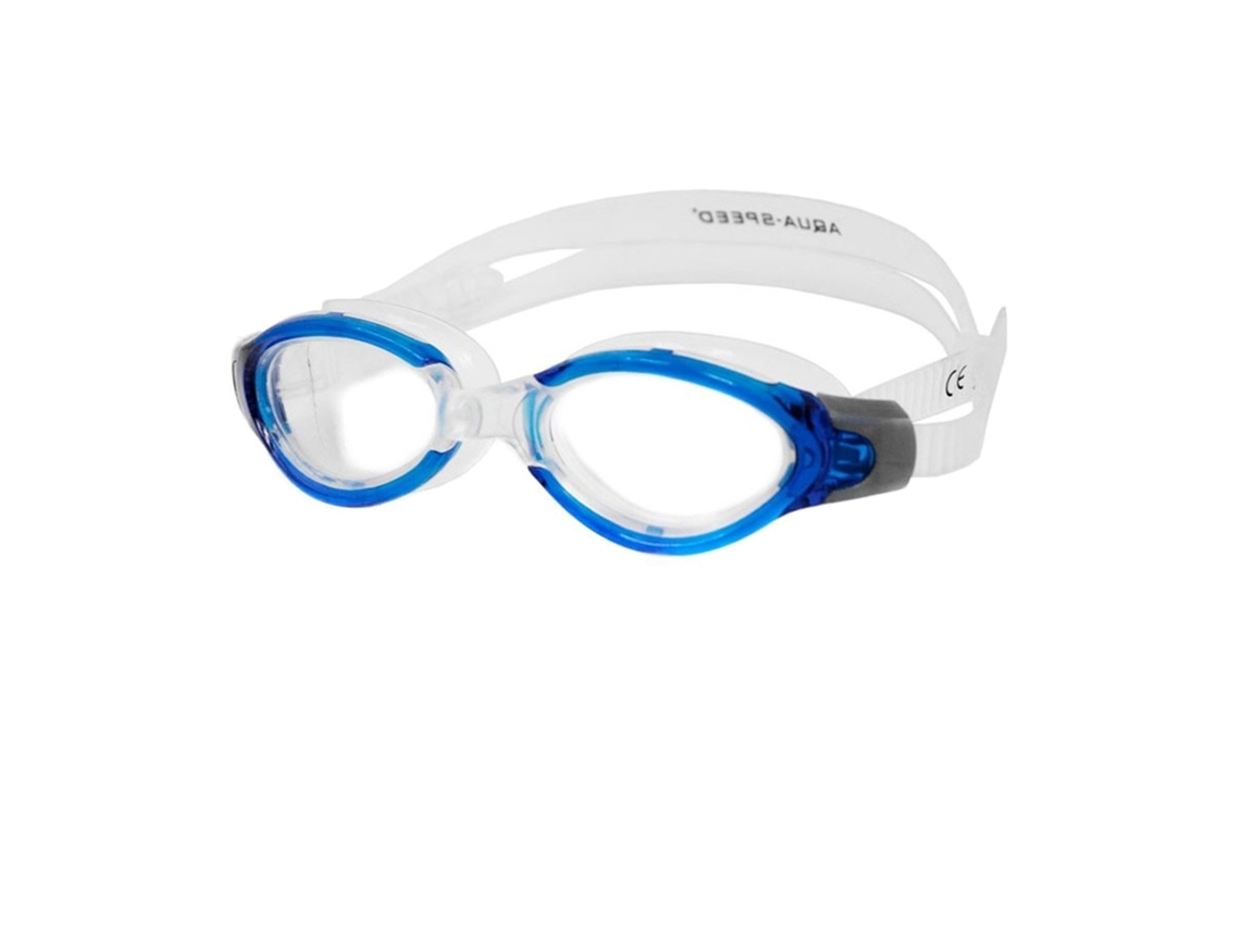 Óculos de Natação AQUAFORGE Triton infantil/juvenil, tamanho único, azul/transparente
