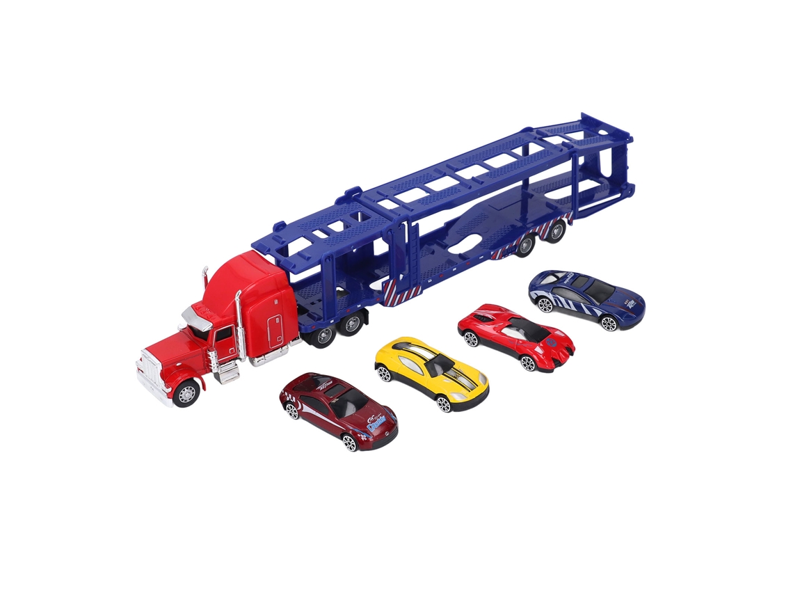 Mali brinquedo Caminhão Transportador de Liga Duas Camadas para Crianças 3 6 Anos