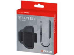 Pack Correia Nintendo Switch INDECA Preto