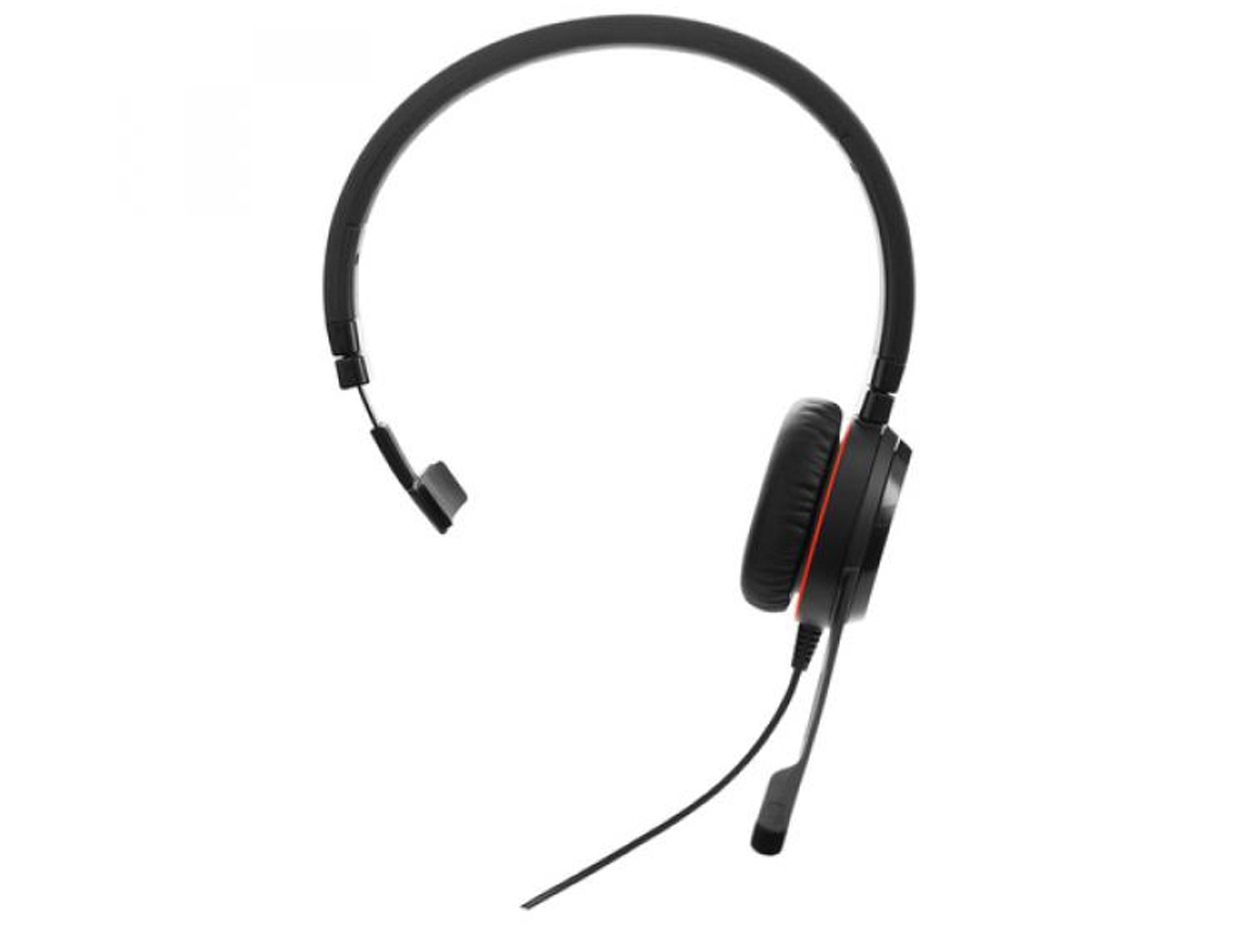 Jabra Evolve 20Se Usb-C Ms Mono Auscultadores Fita de Cabeça Usb Type-C Preto