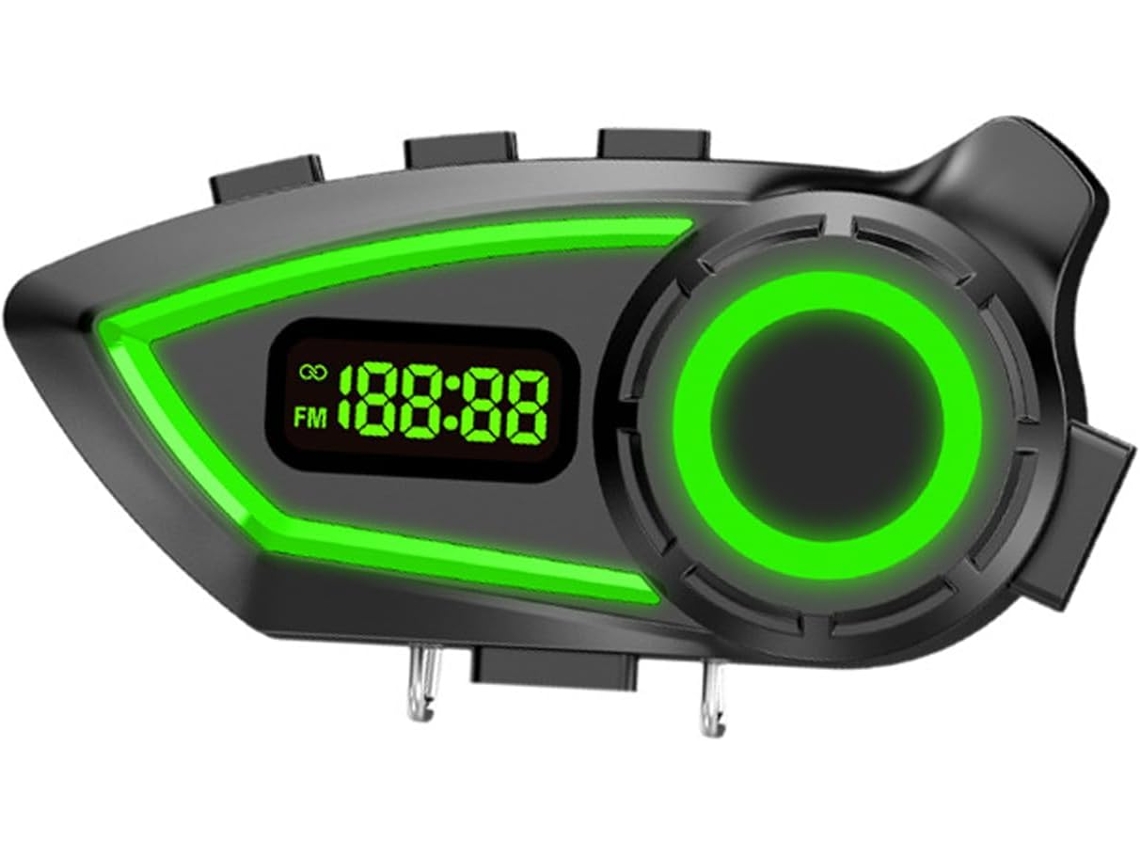 Casque Bluetooth Conectado À Poussière Com Supressão De Ruído Para Moto, Autonomia De 13 Horas