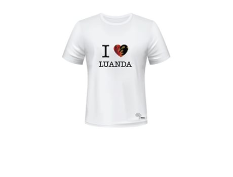 T-shirt Unissexo MESSU I Love Luanda XXL