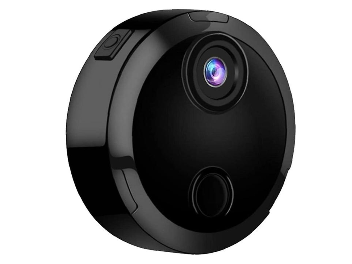 Mini Câmera 1080p Hd Wifi Câmera De Segurança Compatível Com Controle Remoto De Visão Noturna, Detecção Móvel E Controle Yizhood (preto)
