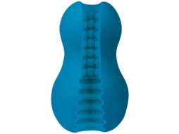 Masturbador De Entrada Dupla Excitador Azul MOOD
