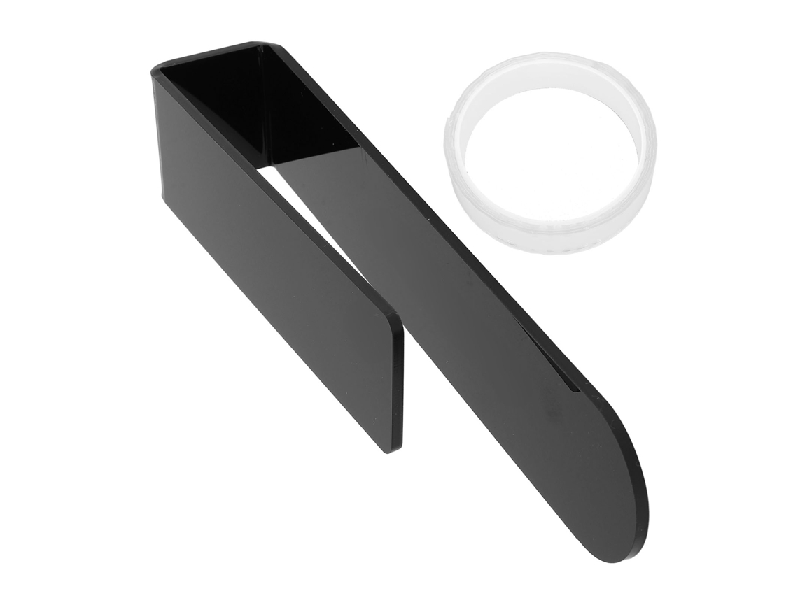 Porta Toalla De Acrílico Autoadhesivo Para Baño Negro