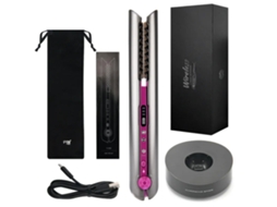 Modelador de Cabelo Pritech Ta-2888 165C 210C 3 Níveis de Temperatura Prateado