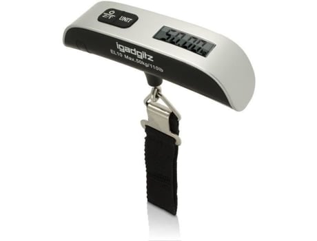 Balança de Bagagem - - Balança Digital - 50g a 50kg - Display de Temperatura - Portátil e Ergonômica TD